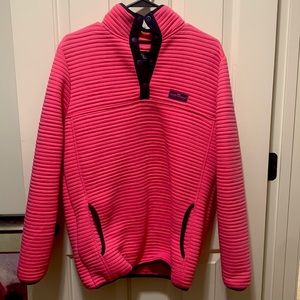 (M) Simply Southern Pink and Navy Pullover